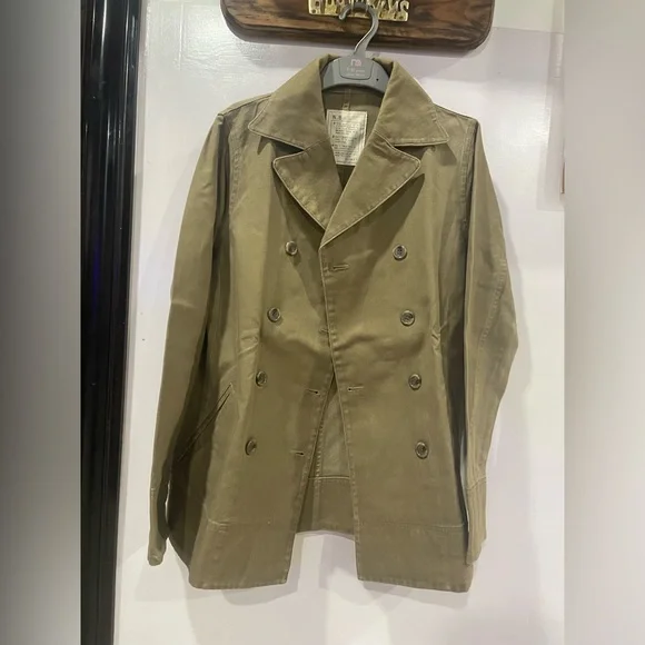 Khaki Color blazer coat. Used. Size S - Picture 2 of 13